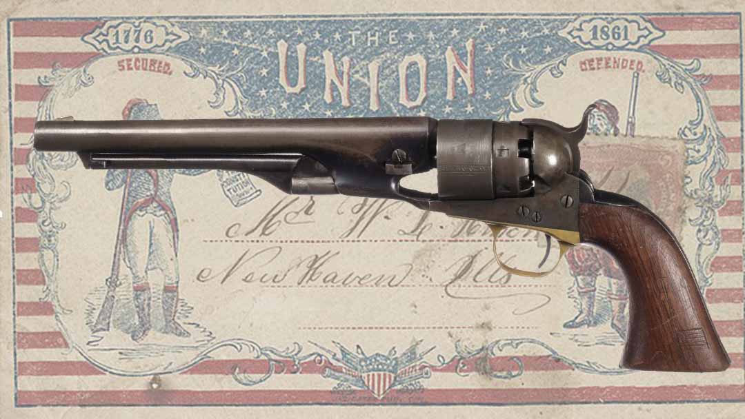Colt-Model-1860-Army-revolver-on-background