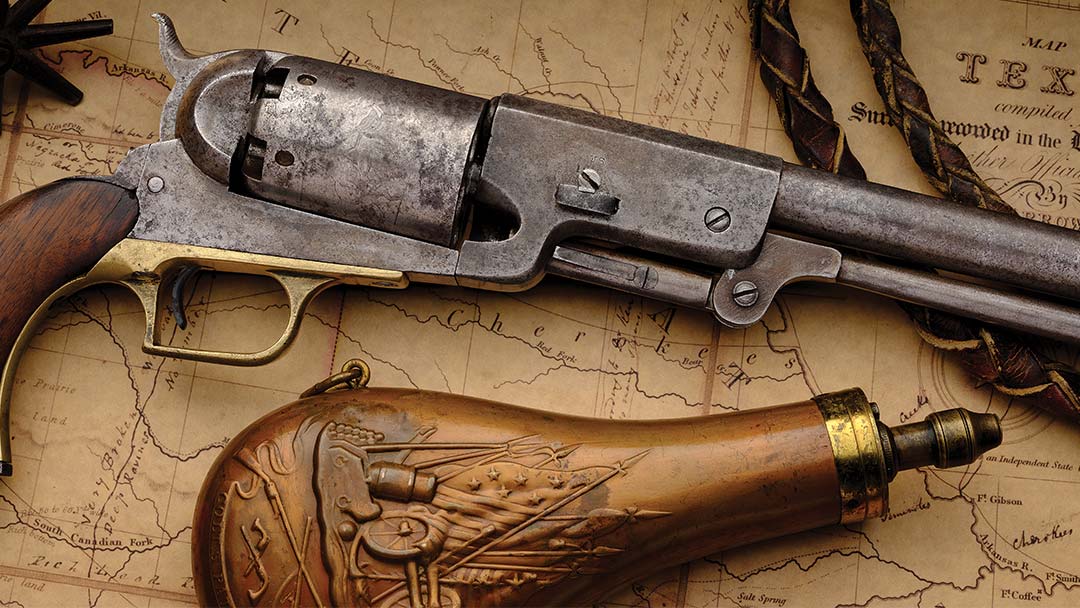 Historic-B-Company-No.-102-U.S.-Colt-Model-1847-Walker-Percussion-Revolver-Marked-for-Mexican-General-and-Governor-of-Coahuila-Andres-Viesca