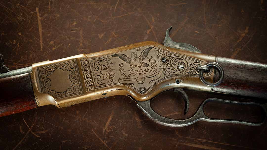 Winchester Model 1866 with Mexican coat of arms