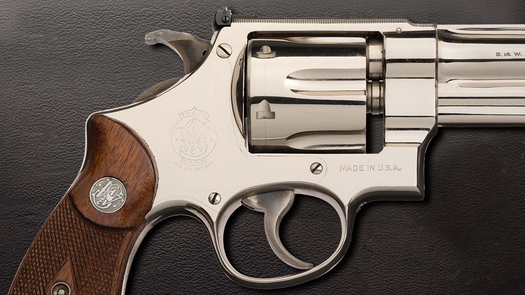 Documented-Nickel-Plated-Indianapolis-Police-Shipped-Smith---Wesson-357-Registered-Magnum