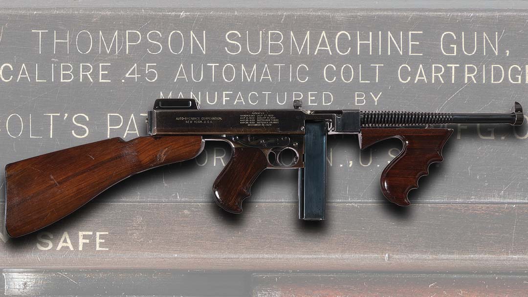 Early-Production-Law-Enforcement-Documented-Colt-Thompson-Model-1921-Submachine-Gun