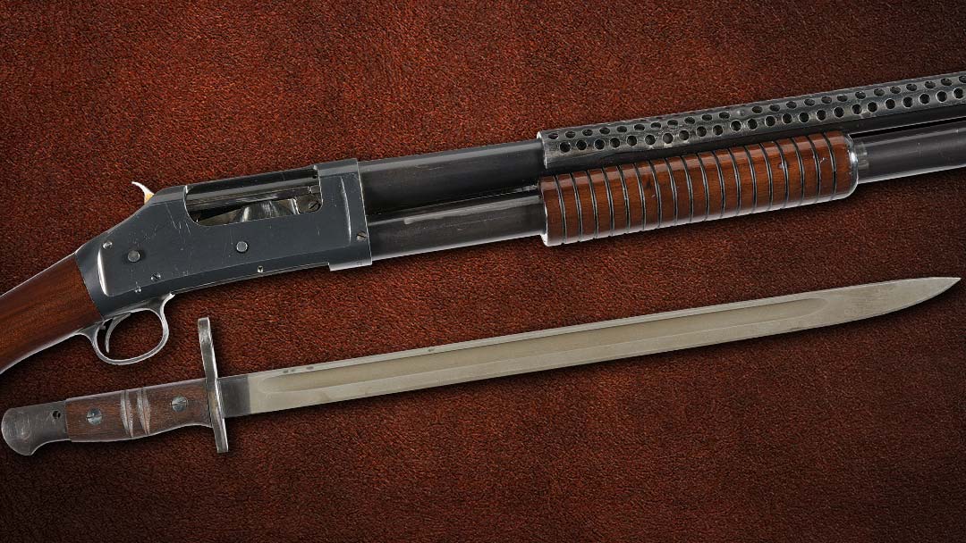 U.S.-Army-Documented-World-War-I-Winchester-Model-1897-Slide-Action-Trench-Shotgun-with-Winchester-M1917-Bayonet