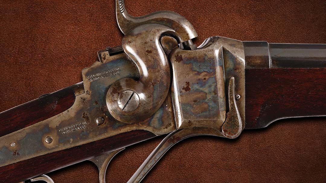 Exeptional-US-Civil-War-Sharps-New-Model-1863-Breech-Loading-Percussion-Saddle-Ring-Carbine
