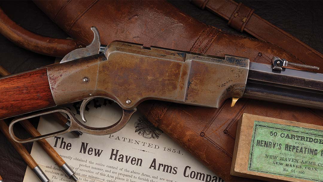 Outstanding-Documented-Iron-Frame-New-Haven-Arms-Co-Henry-Lever-Action-Rifle