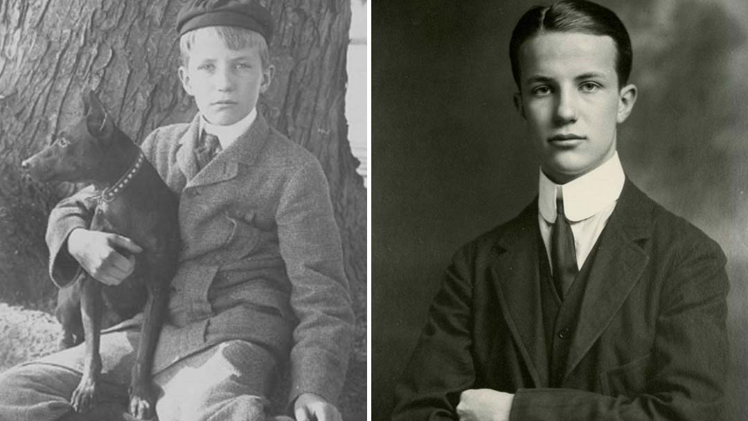 Kermit-Roosevelt-as-a-child-and-a-student-at-Harvard