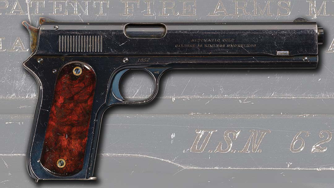 Navy-Contract-Colt-Model-1900-Sight-Safety-with-Factory-Letter