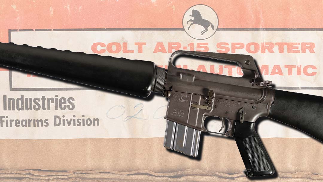 Excellent-Early-Production-Curio-and-Relic-Pre-Ban-Colt-AR-15-SP1-Semi-Automatic-Rifle-with-Box