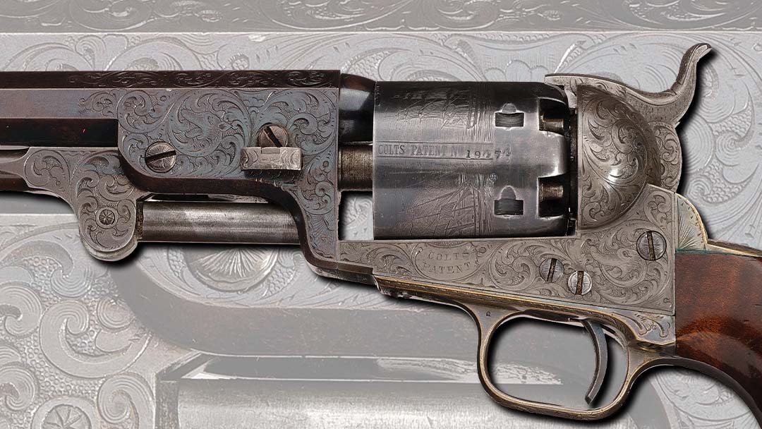 Highly-Desirable-Factory-Engraved-Colt-Model-1851-Percussion-Revolver