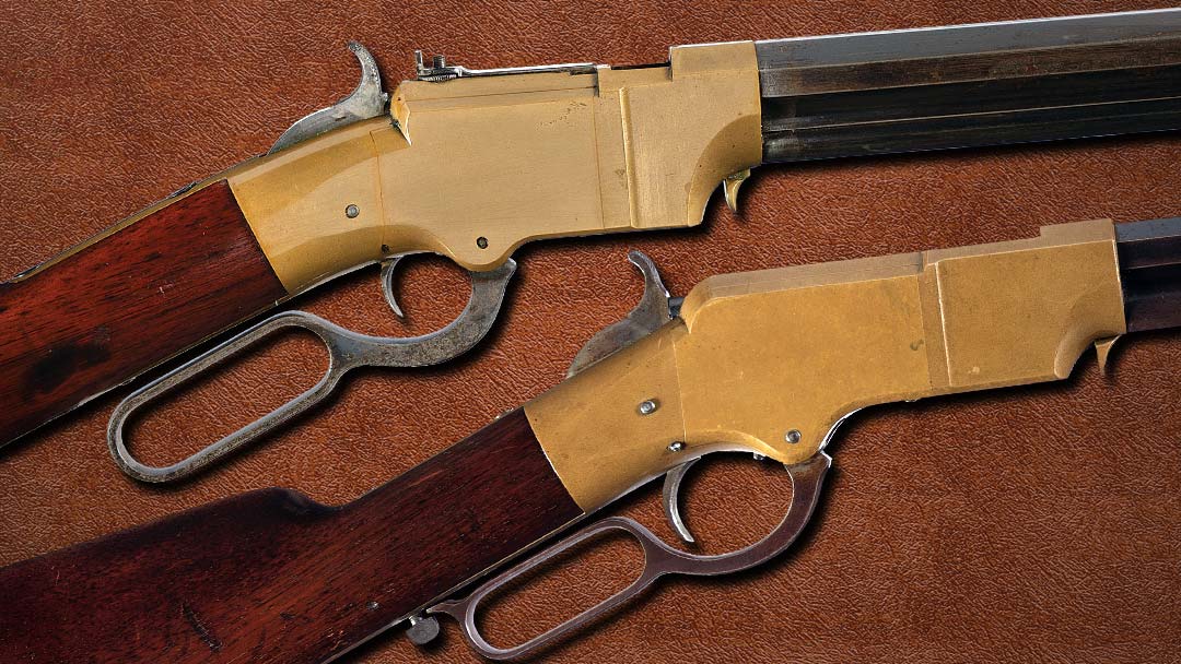 Volcanic-carbine-and-Henry-rifle