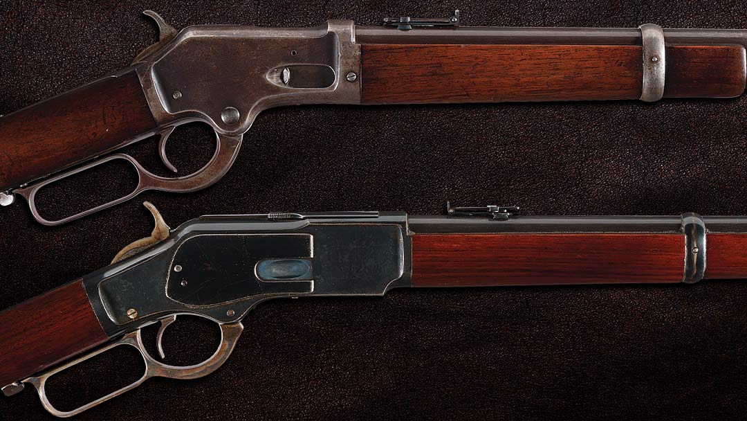 Colt-Burgess-rifle-vs-Winchester-1873