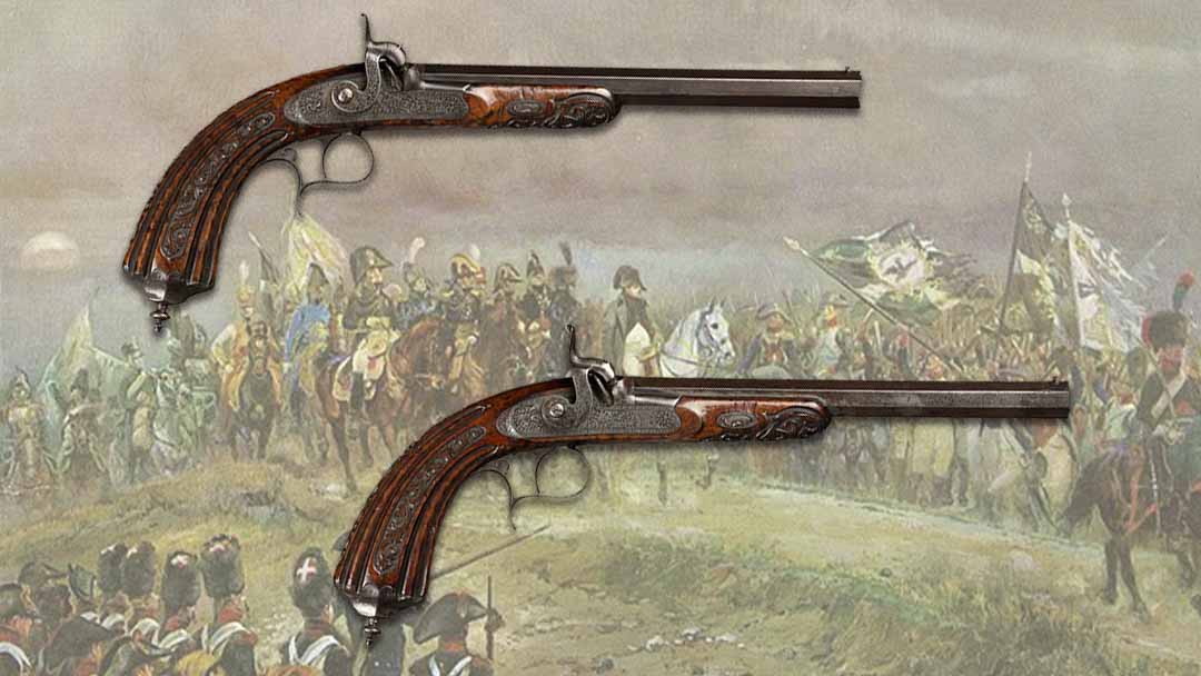 F.P.-Caron-dueling-pistol-pair-lot-2415