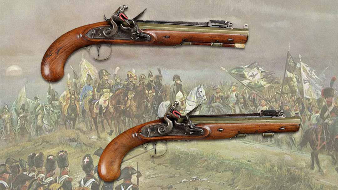 Richards-brass-barrel-flintlocks-lot-2406