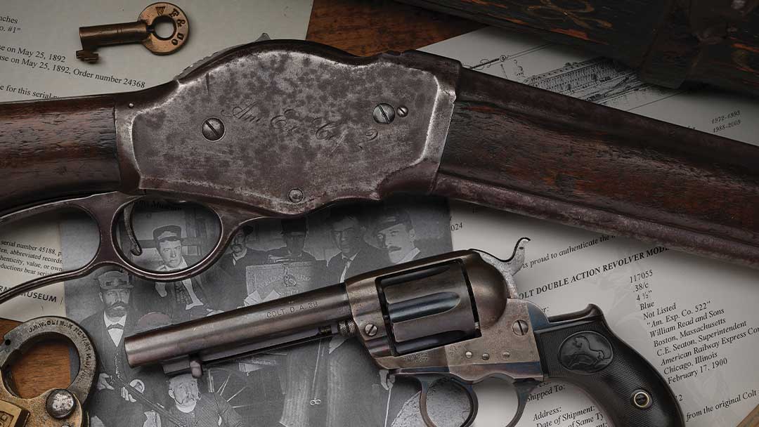 American-Express-Co-Factory-Inscribed-Engraved-Winchester-Model-1887-Lever-Action-Saddle-Ring-Shotgun-with-Factory-Letter