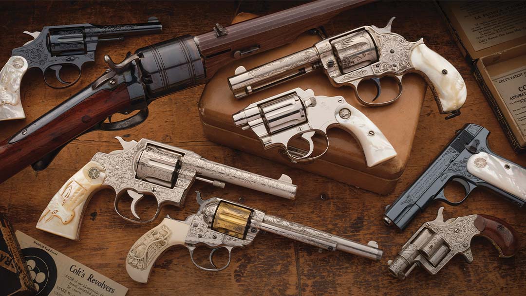 Colt-revolvers-for-sale-at-Rock-ISland-Auction-Company