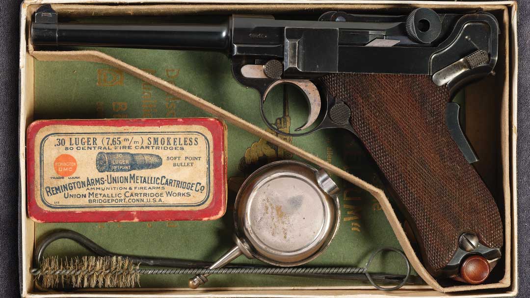 DWM-Model-1900-Commercial-Luger-Semi-Automatic-Pistol-with-Matching-Simmons-Hardware-Box