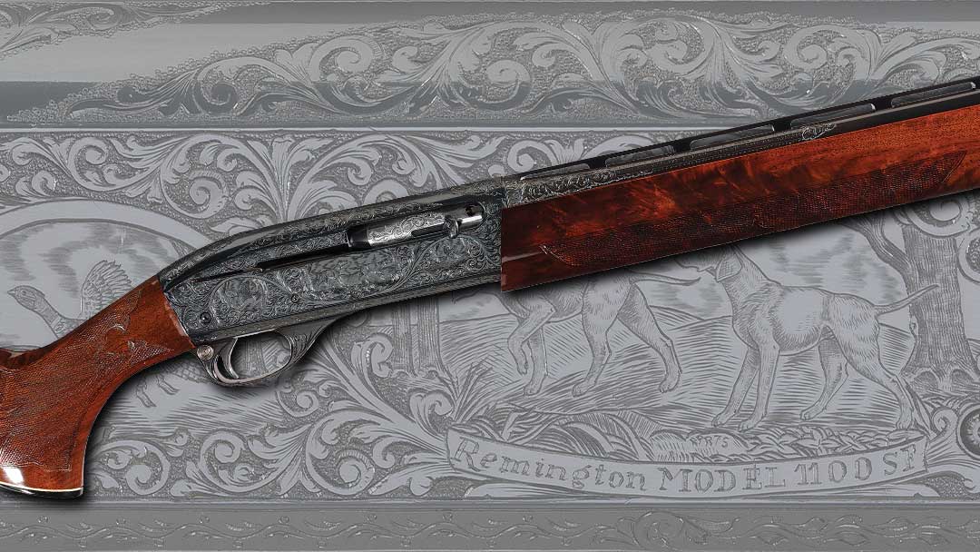 Factory-Master-Robert-P-Runge-Signed-and-Engraved-Remington-410-Bore-Model-1100-SF-Premier-Skeet-Semi-Automatic-Shotgun