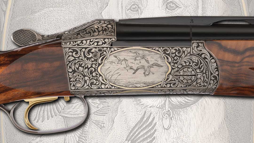 Fantastic-Factory-Master-Hassa-Signed-Engraved-and-Gold-Inlaid-Krieghoff-K80-OverUnder-Shotgun-Two-Barrel-Set-with-Case-and-Barrel-Inserts