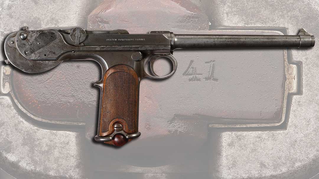 Unique-Unserialized-Prototype-Ludwig-Loewe-Model-1893-Borchardt-Semi-Automatic-Pistol