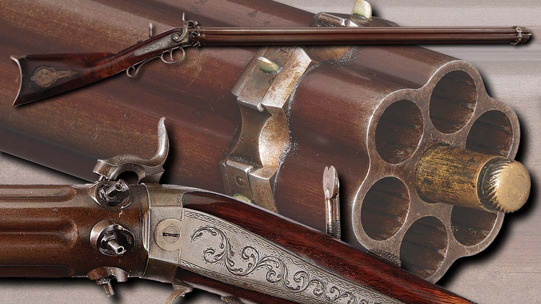 h-fox-frewsburg-ny-percussion-pepperbox-revolving-rifle