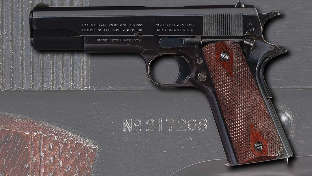 early-production-iprefix-us-ithaca-model-1911a1-pistol