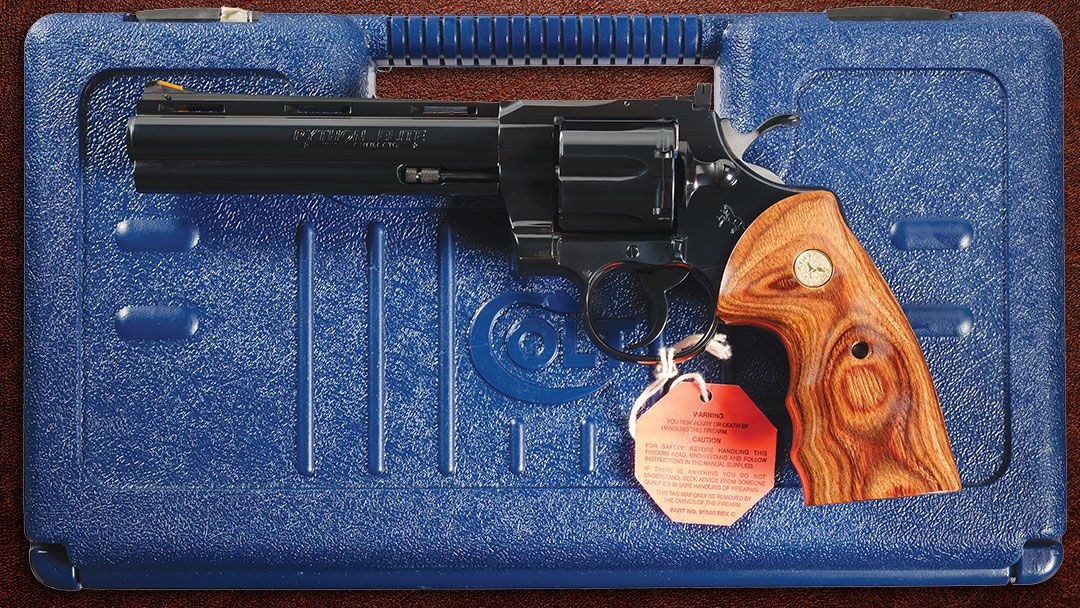 first-colt-python-elite-revolver-with-factory-letter-and-case