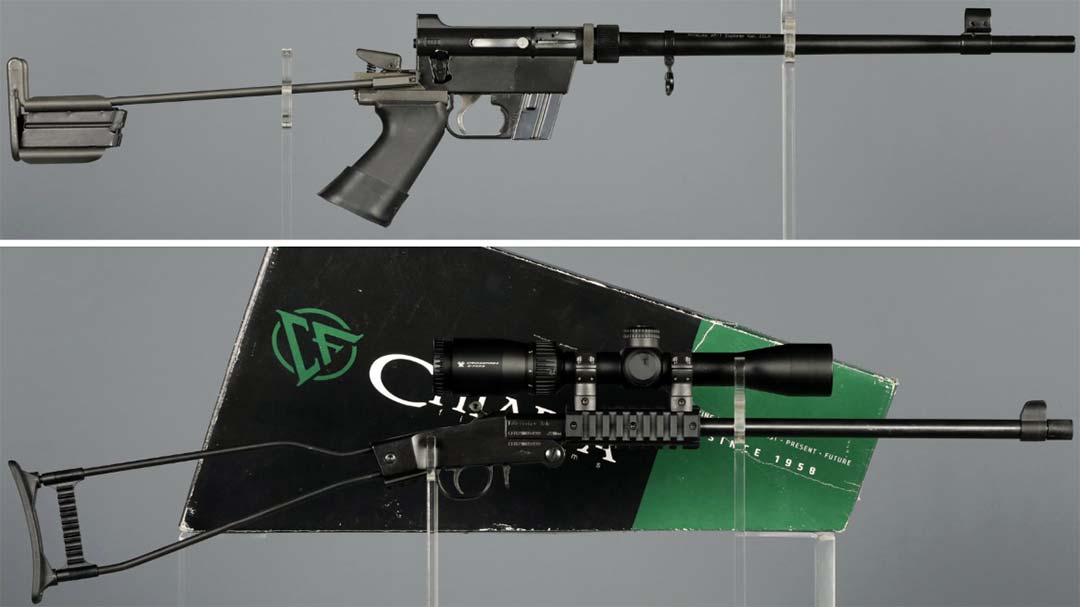 two-survival-rifles-with-boxes