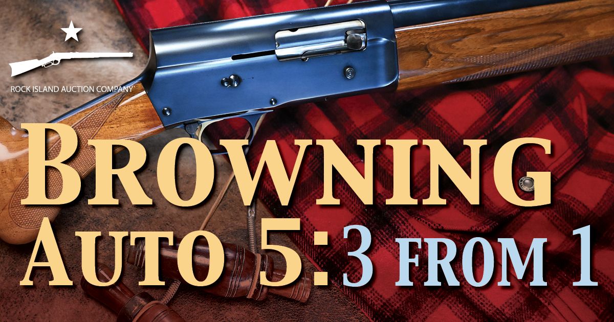 Browning Auto 5 : One Design, Three Shotguns