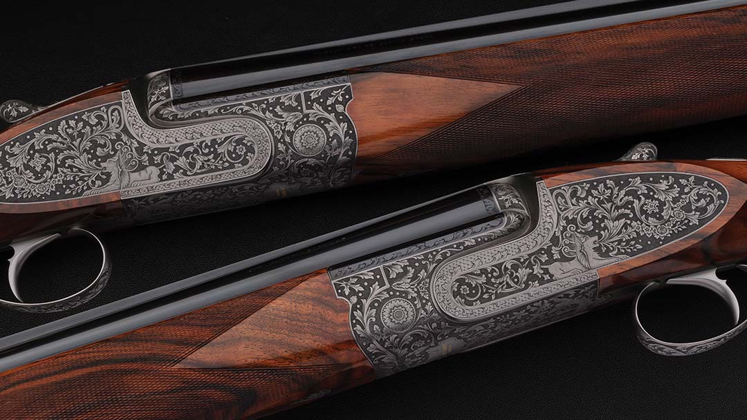 Consecutive-Pair-of-Factory-Creative-Art-Signed-and-Fantasy-Engraved-Ivo-Fabbri-OverUnder-Shotguns-with-Case