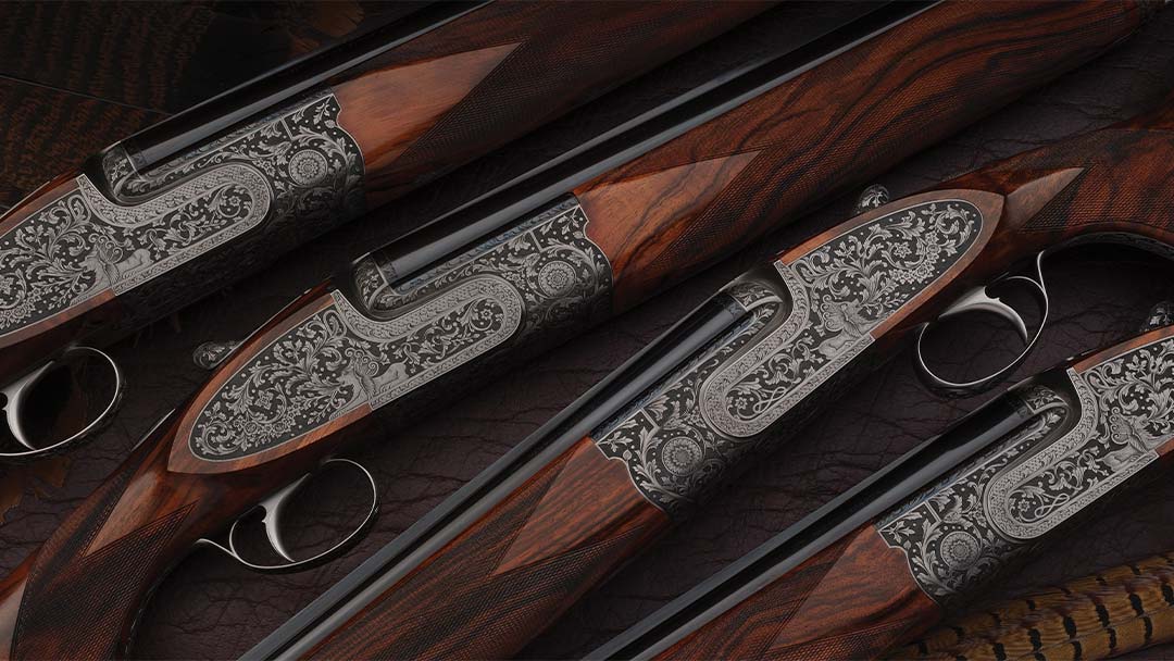 Two-Consecutive-Pair-of-Factory-Creative-Art-Signed-and-Fantasy-Engraved-Ivo-Fabbri-Over-under-shotguns