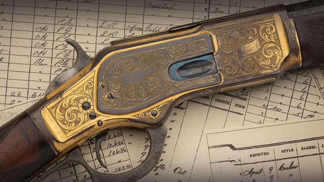 1-of-Only-3-Documented-Factory-Engraved-John-Ulrich-Signed-Gold-Plated-Winchester-1-of-1000-rifles