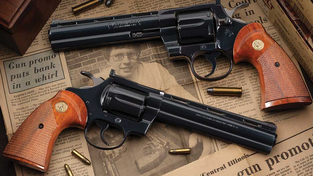 Colt-Python-revolver-and-the-Diamondback-cased-revolvers-certificate-of-deposit-promotion-run-by-The-Bank-of-Findlay