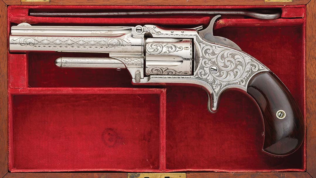 Nimschke-Engraved-Smith---Wesson-No.-1-1-2-Second-Issue-Revolver