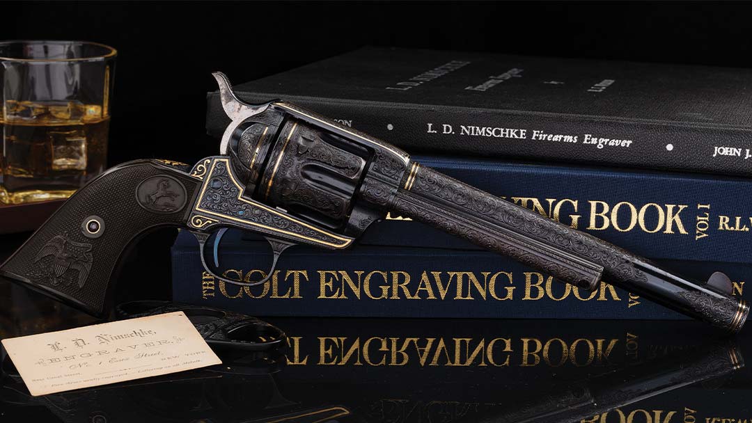 Black-Beauty-Colt-SAA-Nimschke-Signed-revolver