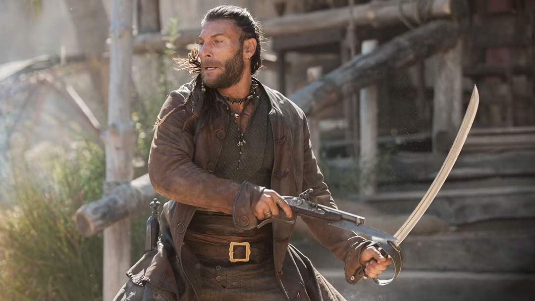 Charles-Vane-wields-two-popular-pirate-weapons