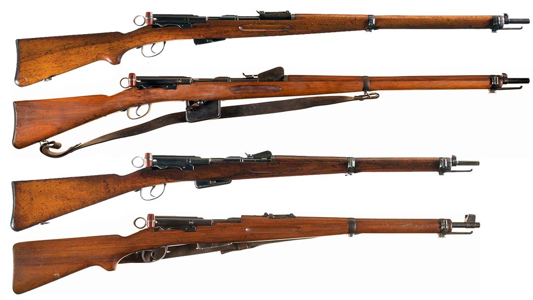Schmidt-Rubin-Straight-Pull-Bolt-Action-Rifles