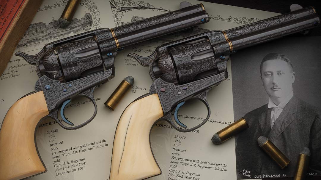 Cuno-Helfricht-Deluxe-Factory-Master-Engraved-Colt-First-Generation-Single-Action-Army-Revolvers