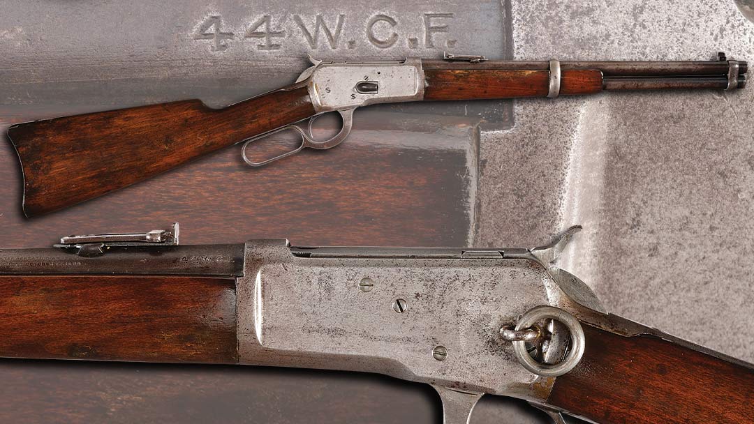 Desirable-Winchester-Model-1892-Lever-Action-Saddle-Ring-Trappers-Carbine