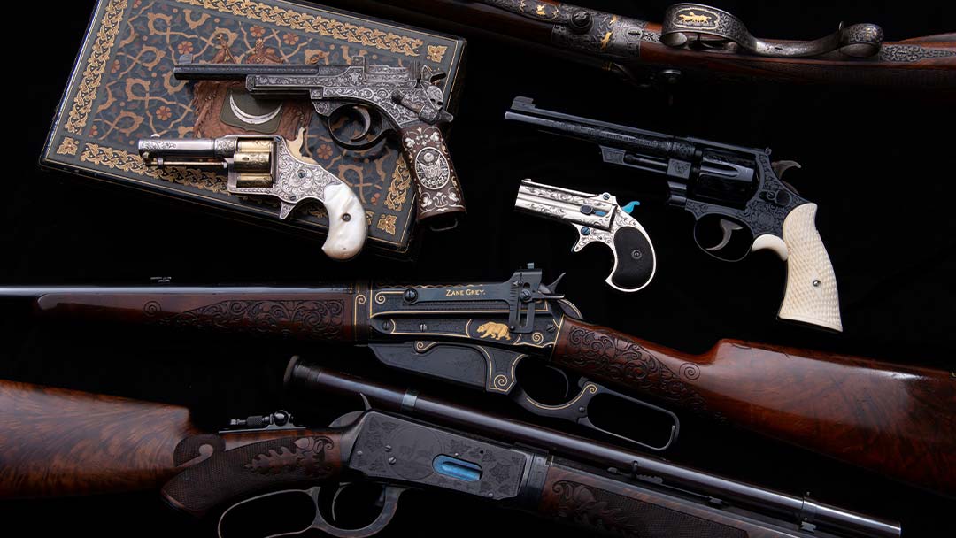 Engraved-guns-at-rock-island-auction-company