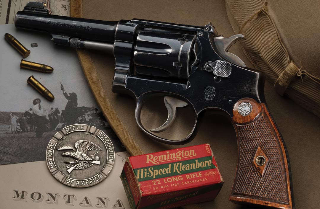 K-22-Outdoorsman-Double-Action-Revolver-Shipped-To-and-Used-By-Legendary-Exhibition-Shooter-Ed-McGivern