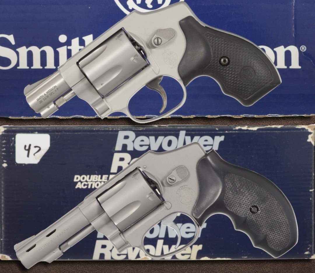 two-smith-wesson-double-action-revolvers-with-boxes