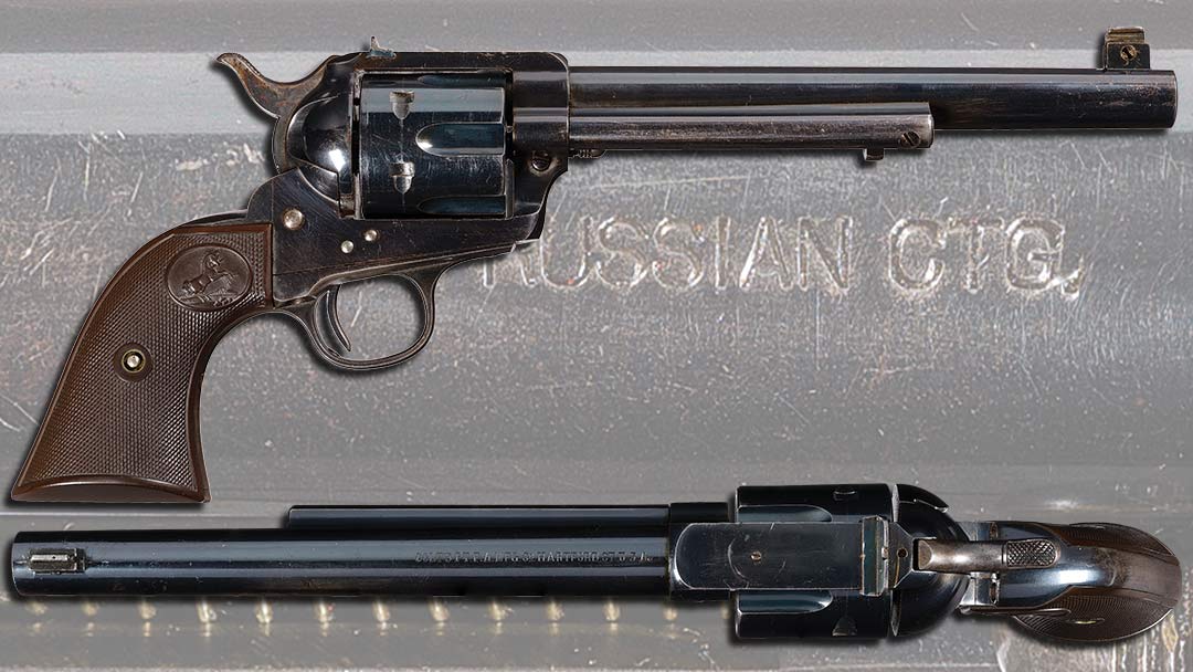 Albert-Foster-Jr-colt-single-action-army-flattop-target-model-revolver