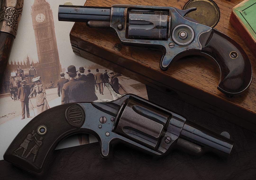 Colt-New-Line-revolver-and-Colt-New-House-REvolver