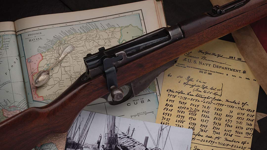 Navy-Contract-Winchester-Lee-Model-1895-Straight-Pull-Rifle-Recovered-from-the-Sunken-Battleship-USS-Maine-sn-7131