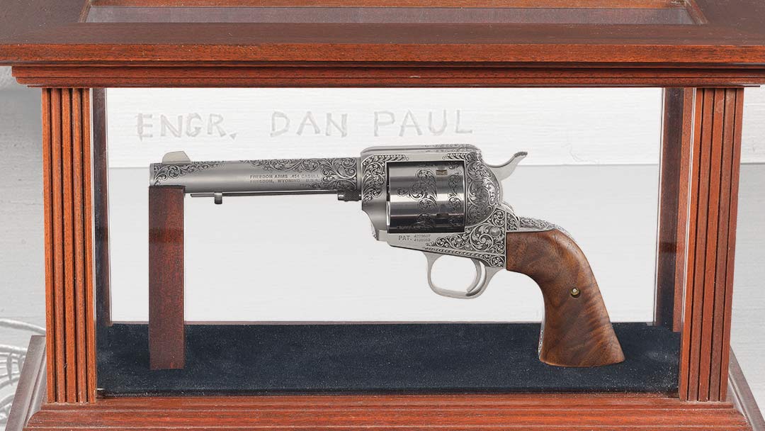 Dan Paul Engraved Freedom Arms Model 83 Single Action Revolver