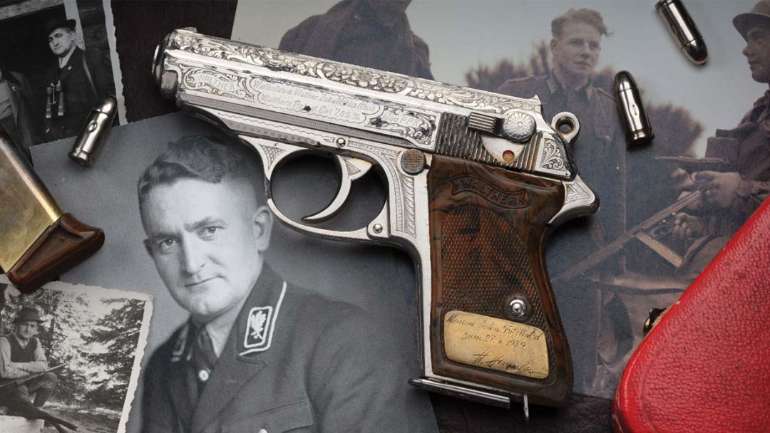 Heinrich Himmler Fritz Weitzel Presentation Walther PPK Pistol