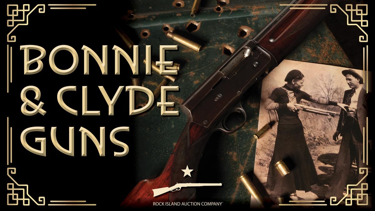 Bonnie und Clydes Waffen