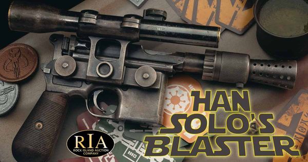 Han Solo Blaster: BlasTech DL-44 from 'Star Wars: A New Hope'