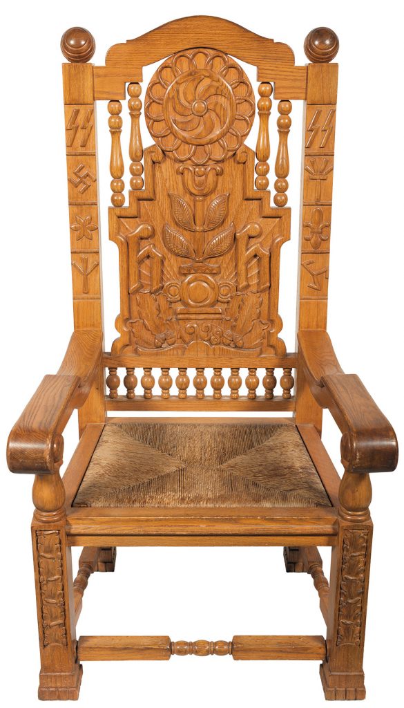 Great Chair" From the Personal Collection of Nazi SS Chief Heinrich Himmler