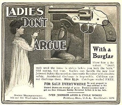 Iver Johnson "Ladies Don't Argue" Ad