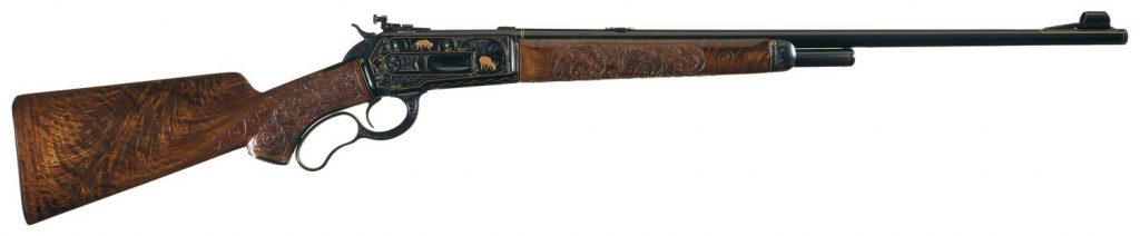 Winchester Model 71 lever action rifle